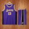 LA Lakers No. 23 Round Collar (Purple)