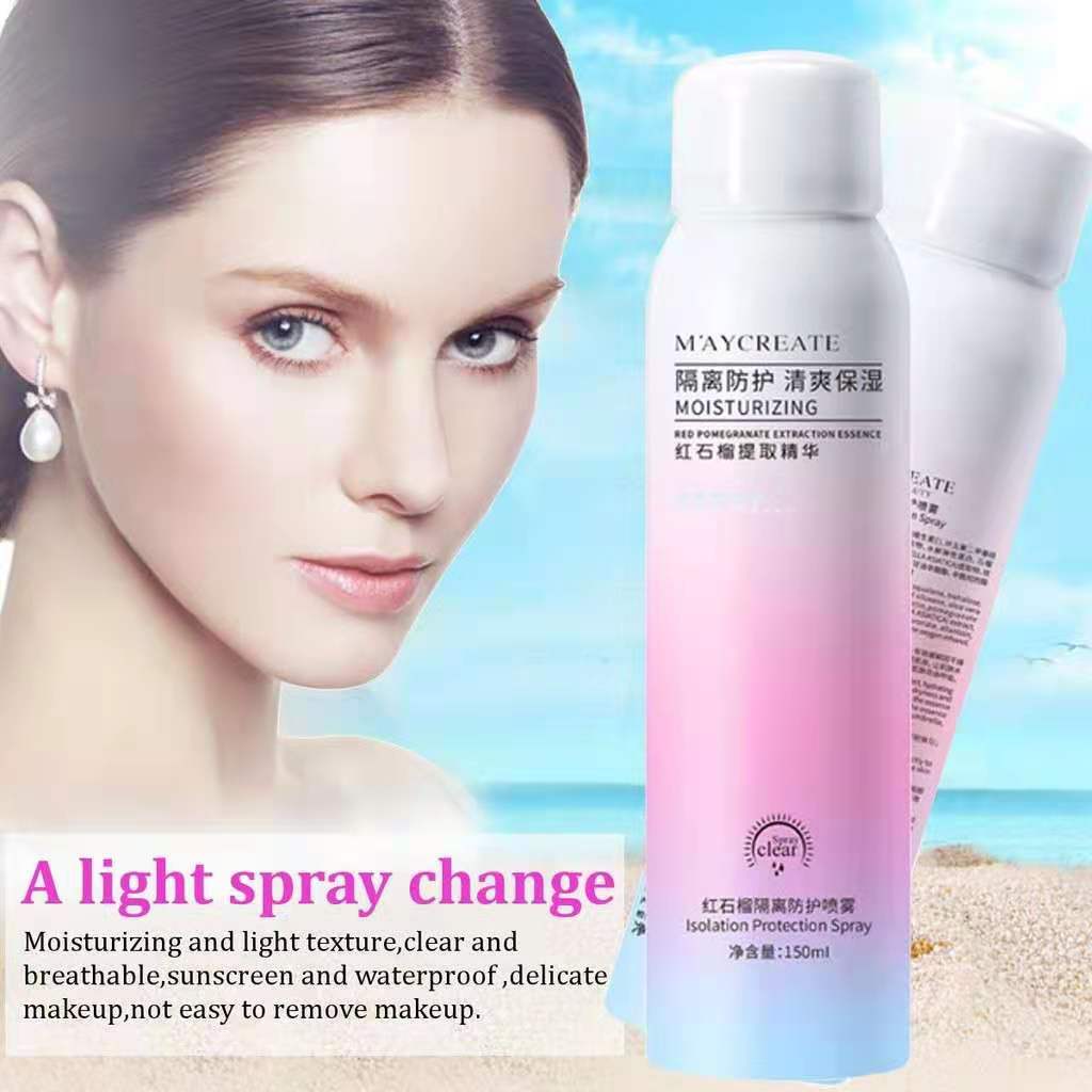 Red Pomegranate Whitening Essence Sunscreen Spray Waterproof Body