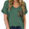 Leopard Print Pocket Green