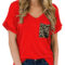 Leopard Print Pocket Red