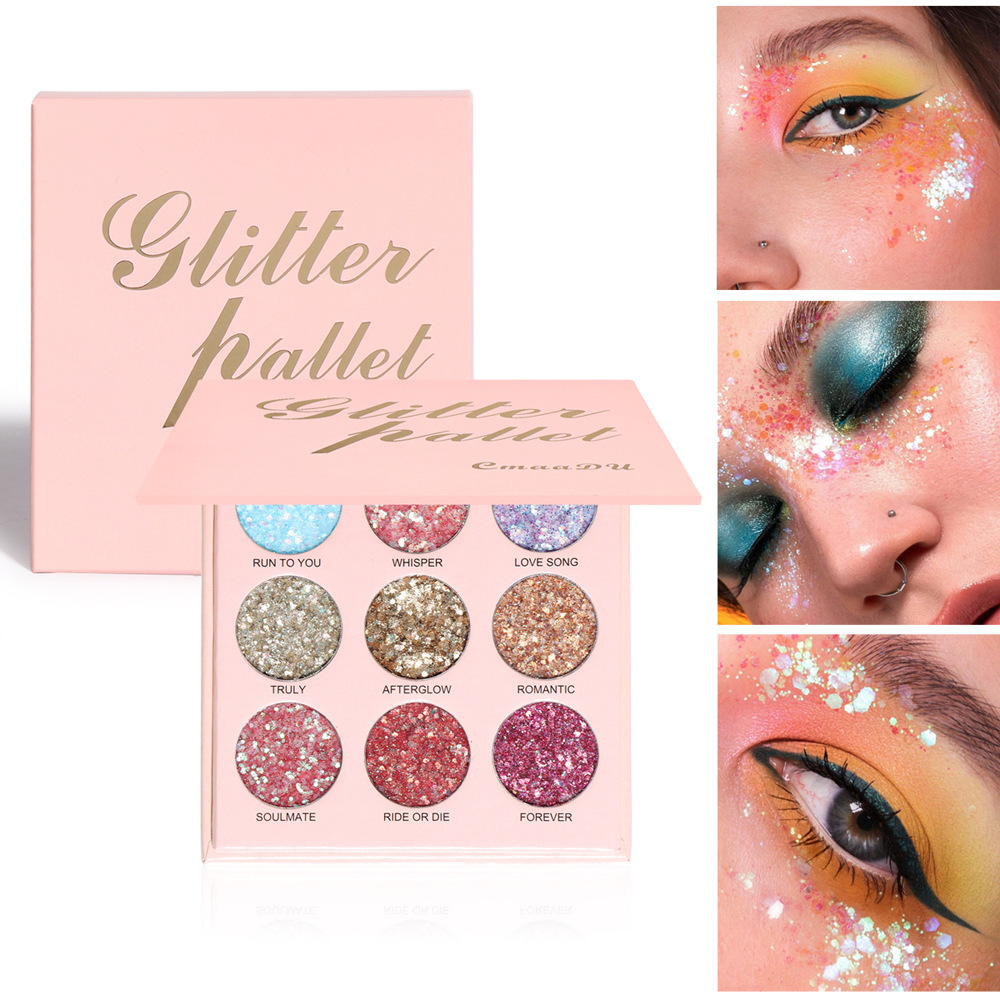 Eye Glitter Eyeshadow Nail Hair Body Face Glitter Gel Long Lasting